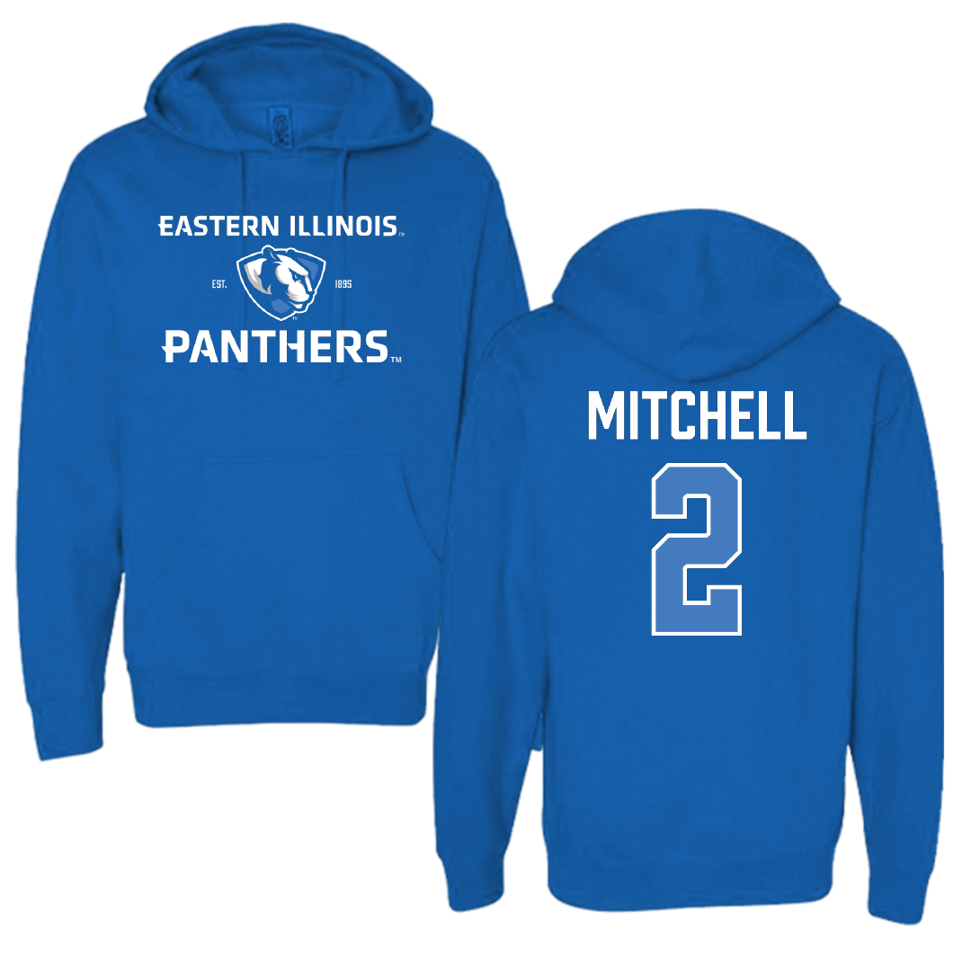 Eastern Illinois University Football Blue General Hoodie - #2 Bruce Mitchell