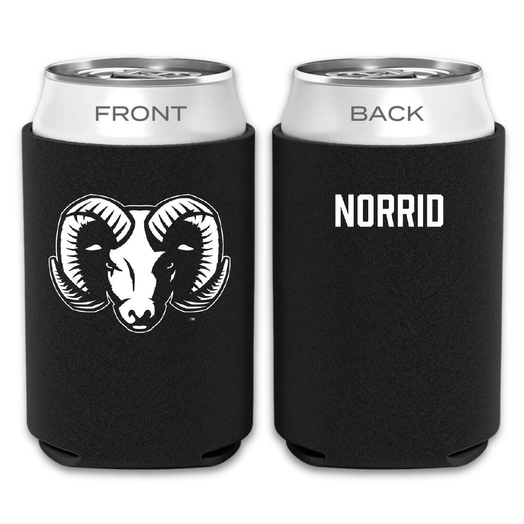 University of Rhode Island Swimming & Diving Black Can Cooler - Logan Norrid