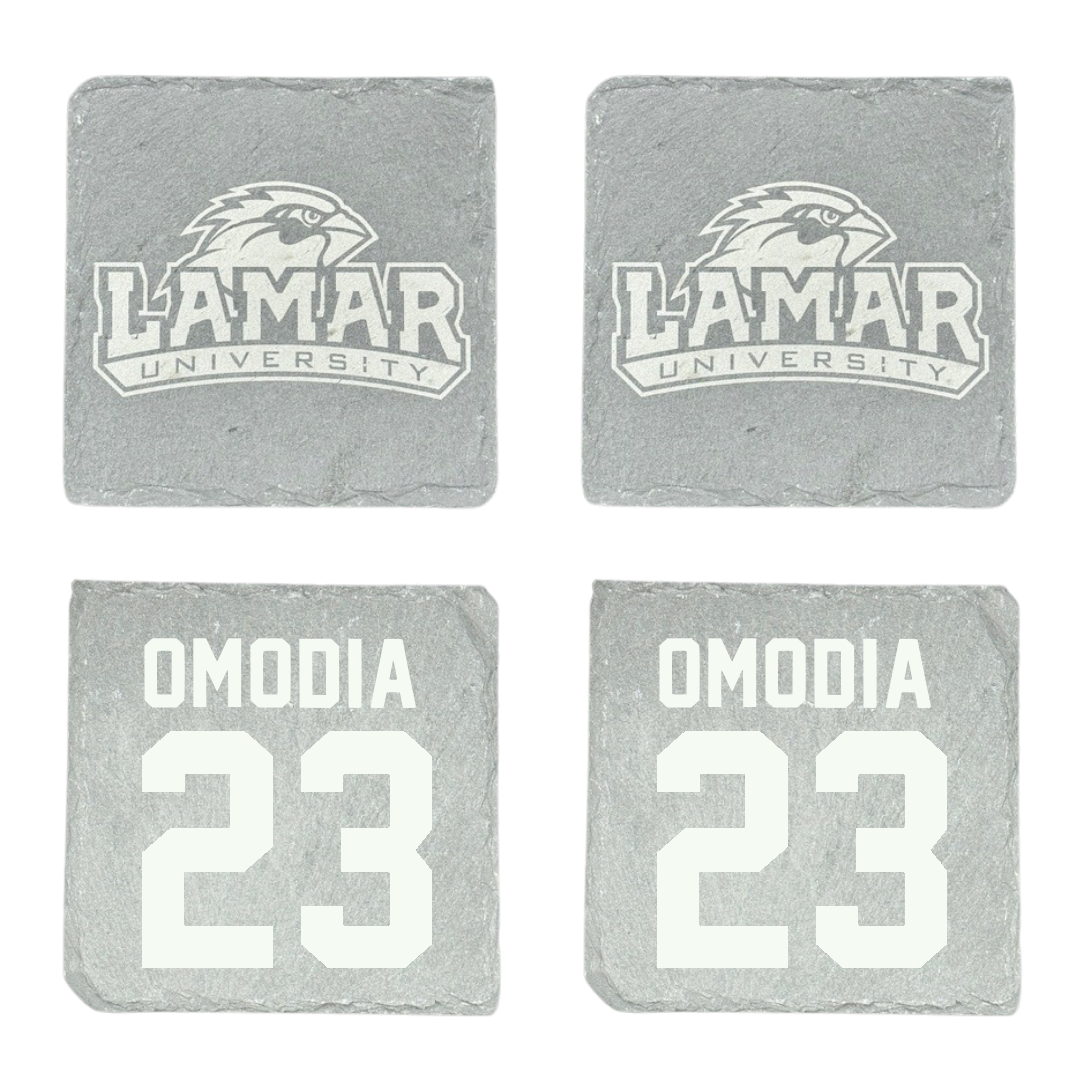 Lamar University Football Stone Coaster (4 Pack)  - #23 Paul Omodia