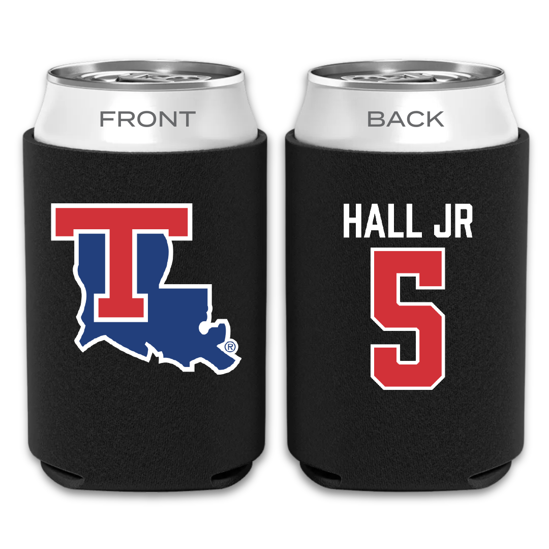 Louisiana Tech University Football Black Can Cooler - #5 Deshon Hall Jr
