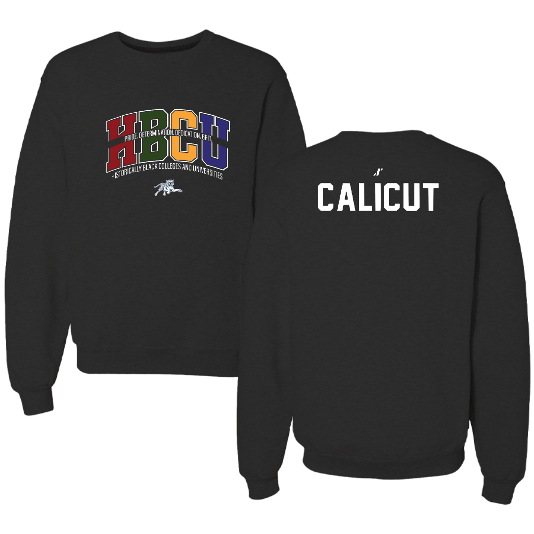 Jackson State University TF and XC Black HBCU Crewneck - Callie Calicut
