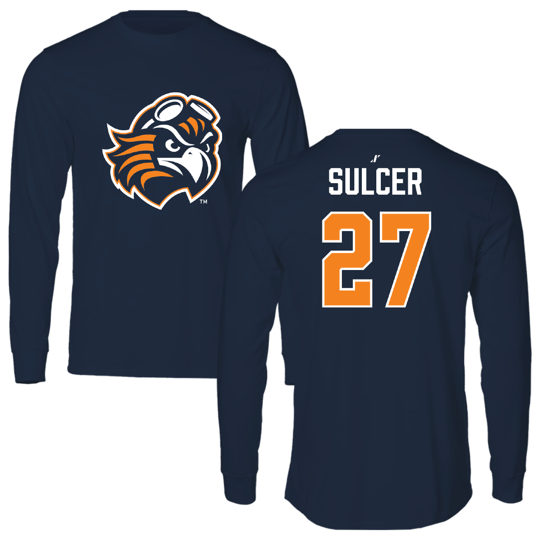 University of Tennessee at Martin Volleyball Navy Performance Long Sleeve - #27 Dylan Sulcer