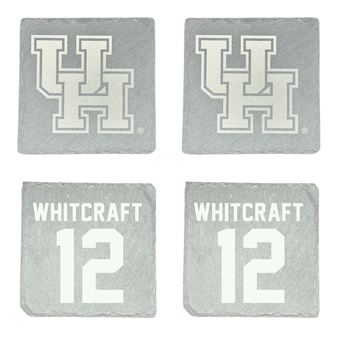 University of Houston Soccer Stone Coaster (4 Pack)  - #12 Alex Whitcraft
