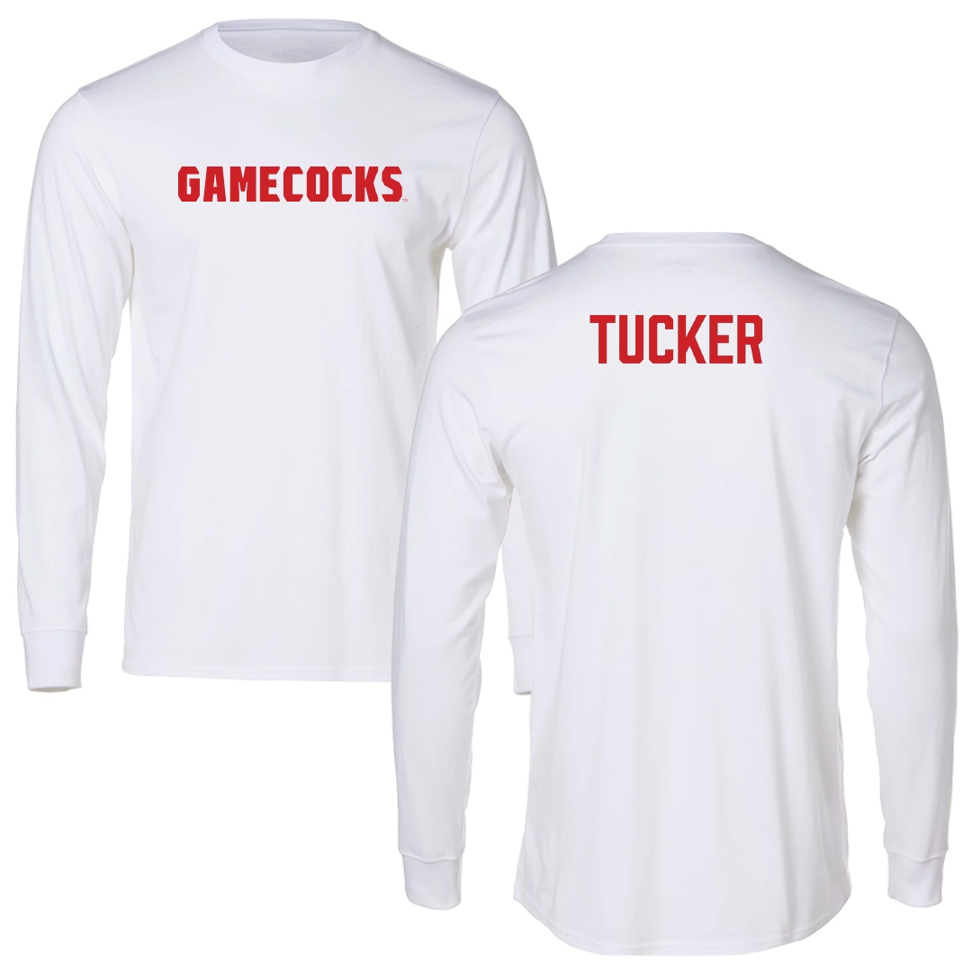 Jacksonville State University TF and XC White Performance Long Sleeve - Hailey Tucker