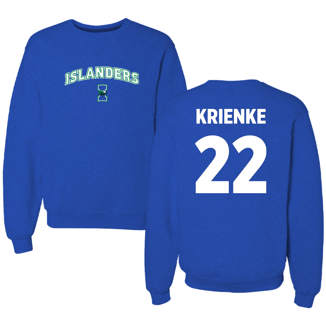 Texas A&M University-Corpus Christi Volleyball Blue Crewneck - #22 Katelyn Krienke