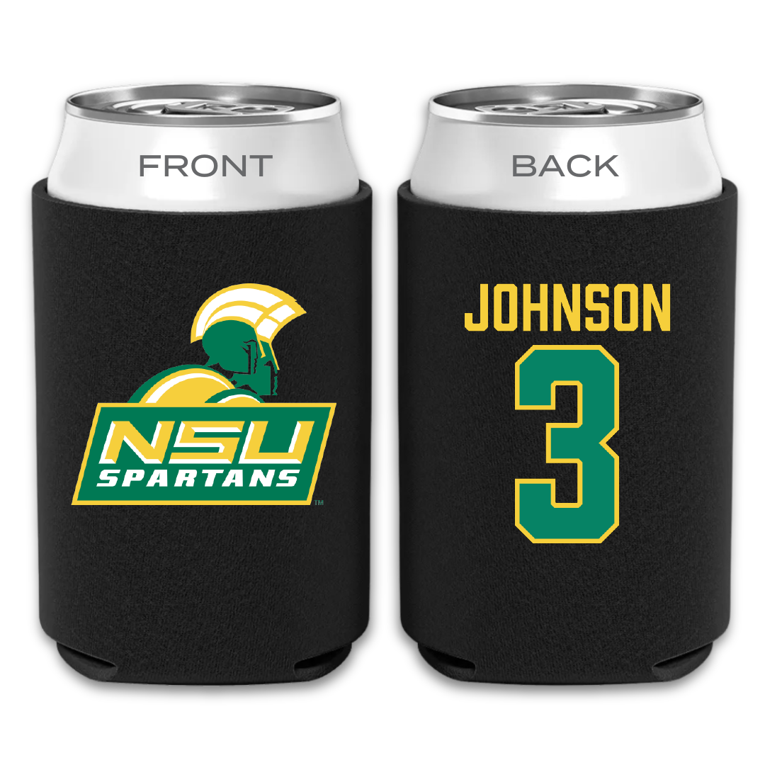 Norfolk State University Basketball Black Can Cooler - #3 Diamond Johnson