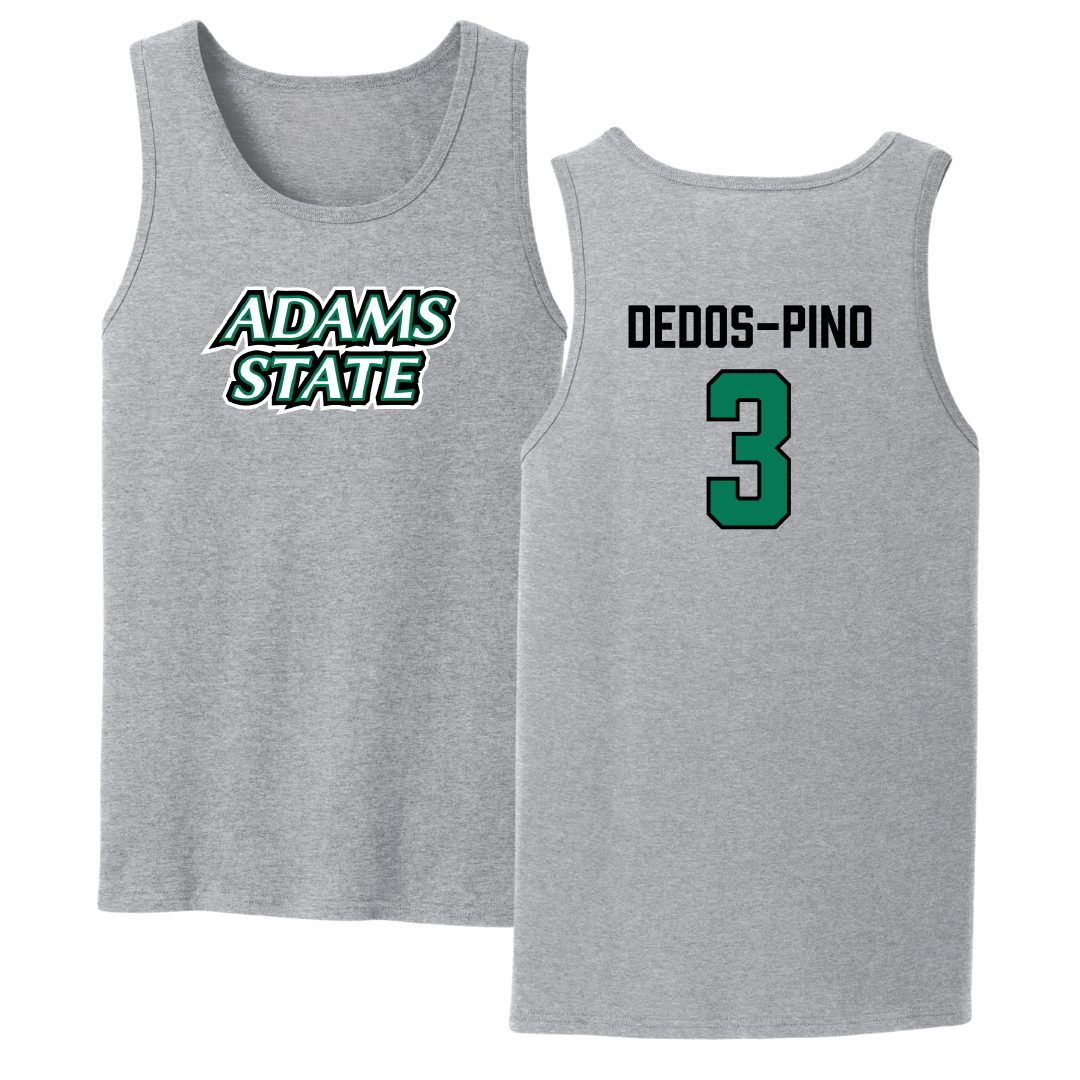 Adams State University Soccer Sport Gray Tank Top - #3 Yarelis Dedos-Pino