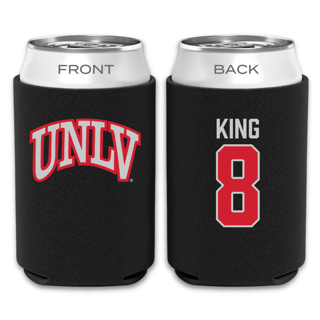 University of Nevada-Las Vegas Volleyball Black Can Cooler - #8 Caleigh King