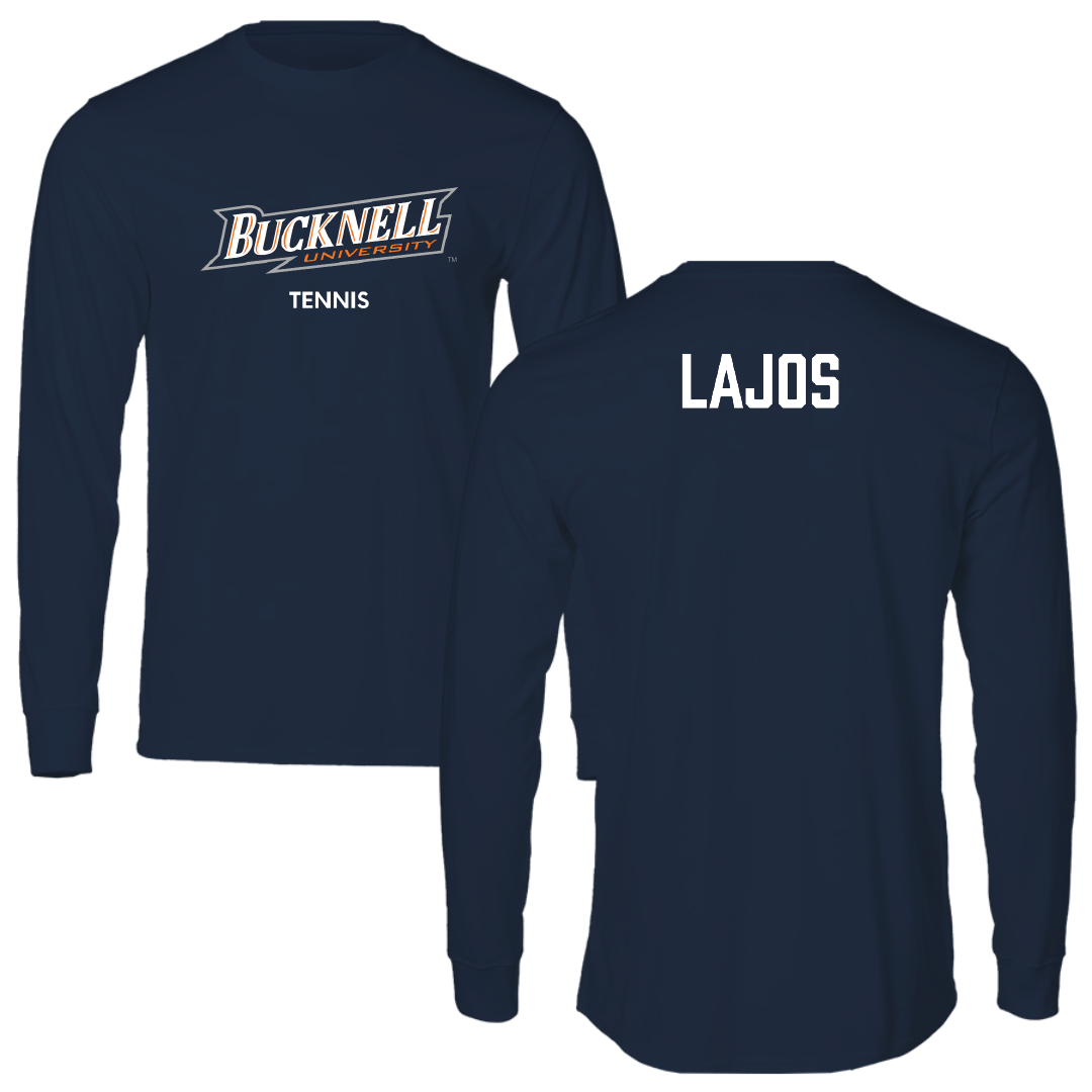 Bucknell University Tennis (W) Navy Performance Long Sleeve - Anna Lajos