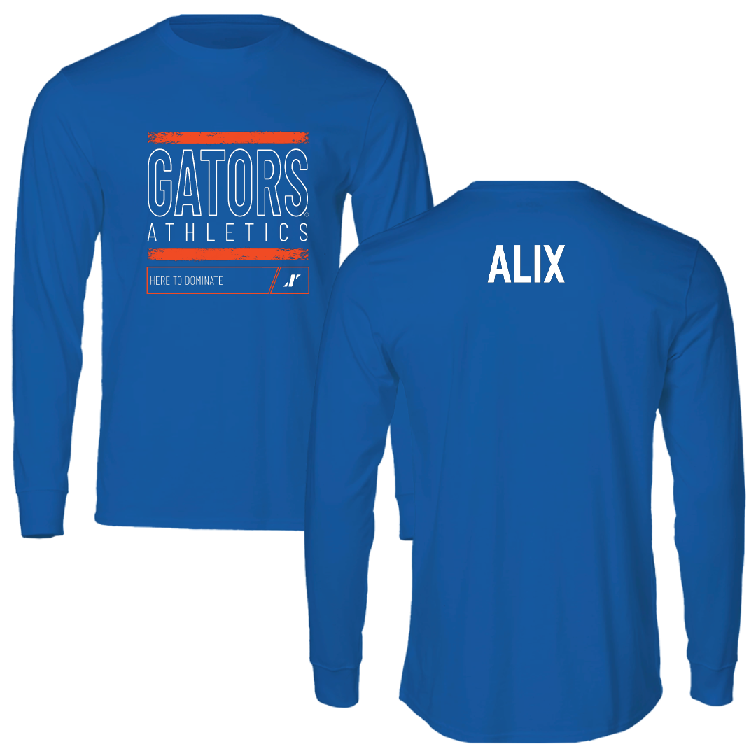 University of Florida TF and XC Blue Dominate Long Sleeve - India Alix