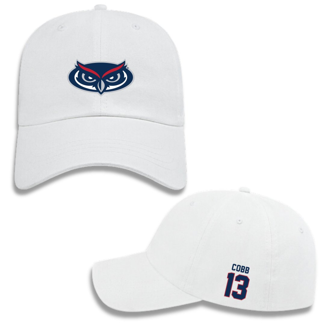 Florida Atlantic University Football White Hat - #13 A'ceon Cobb