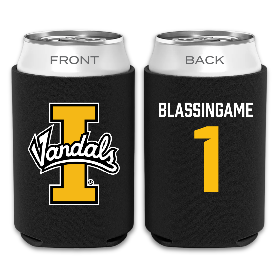 University of Idaho Basketball Black Can Cooler - #1 Trevon Blassingame