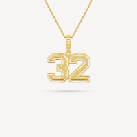 Gold Presidents Pendant and Chain - #32 Chance Cox