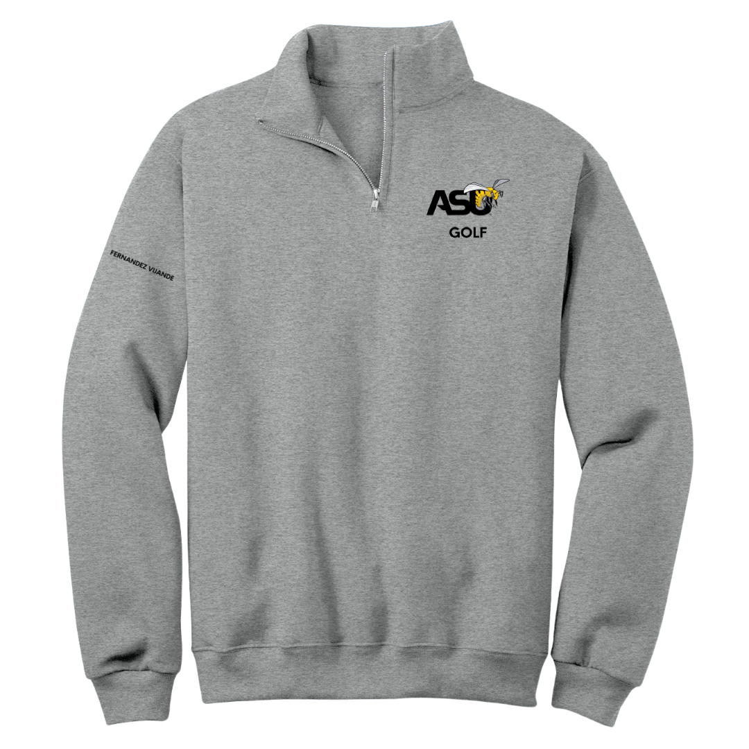 Alabama State University Golf (W) Sport Gray Quarter-Zip - Yaiza Fernandez Vijande