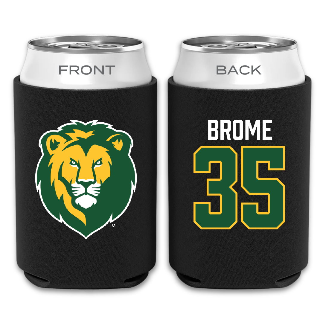 Southeastern Louisiana University Baseball Black Can Cooler - #35 Ryan Brome