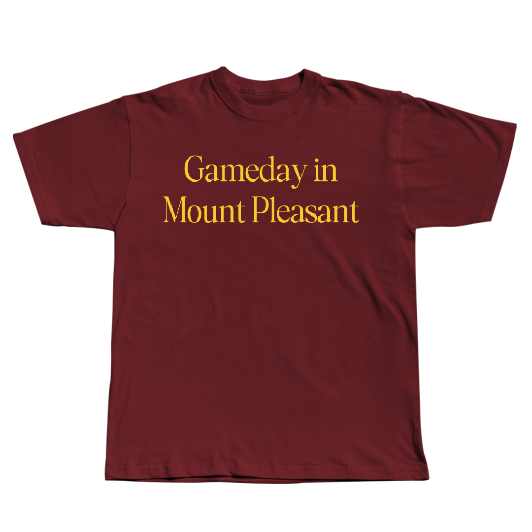 Central Michigan University TF and XC Maroon Gameday Tee - Robyn Watts