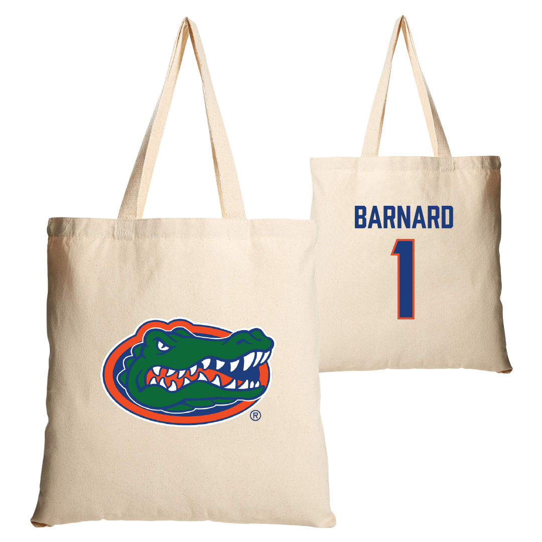University of Florida Softball Tan Canvas Tote Bag - #1 Brooke Barnard