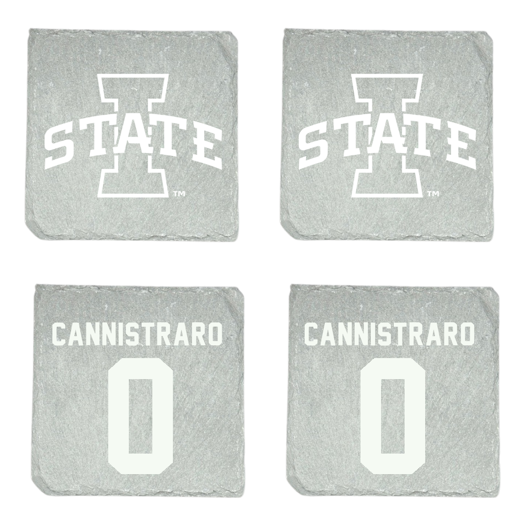 Iowa State University Soccer Stone Coaster (4 Pack)  - #0 Kasey Cannistraro