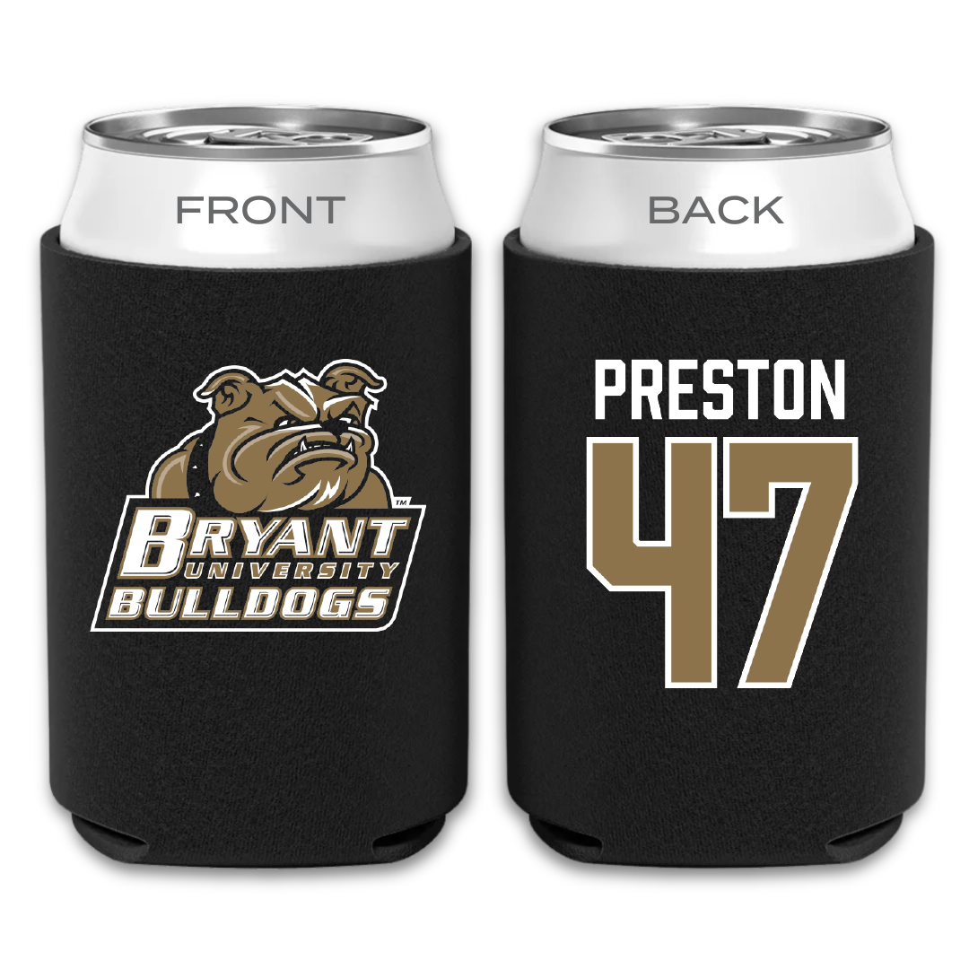 Bryant University Lacrosse Black Can Cooler - #47 Trevor Preston