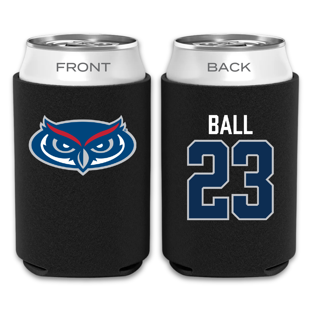 Florida Atlantic University Baseball Black Can Cooler - #23 Dawson Ball