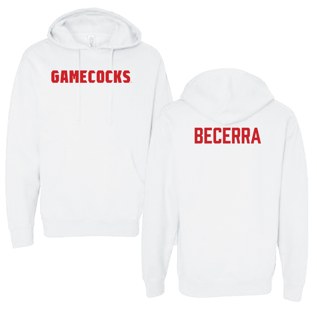 Jacksonville State University TF and XC White Hoodie - Breanna Becerra