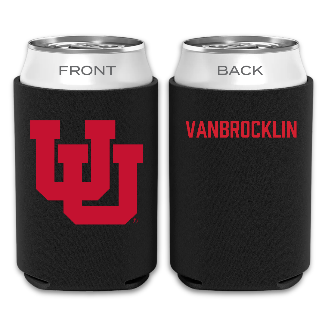 University of Utah Swimming & Diving Black Can Cooler - Evan VanBrocklin