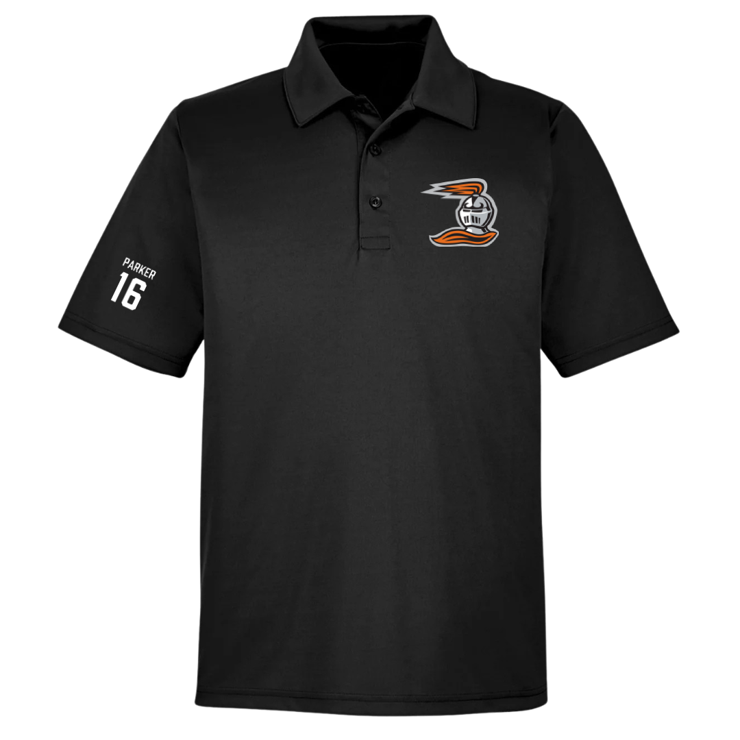 Heidelberg University Lacrosse (M) Black Polo - #16 Colin Parker