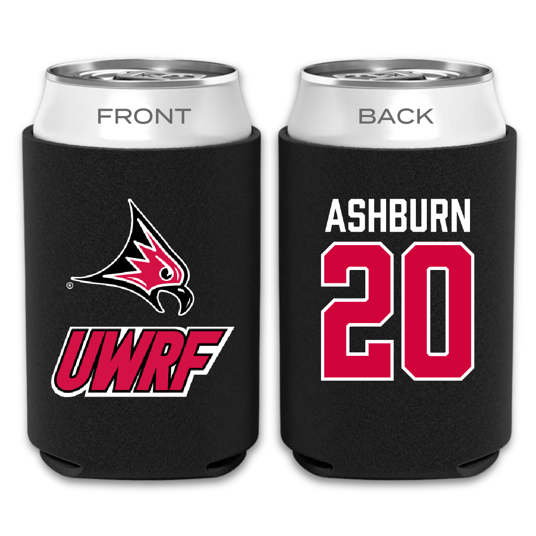University of Wisconsin-River Falls Football Black Can Cooler - #20 Riley Ashburn