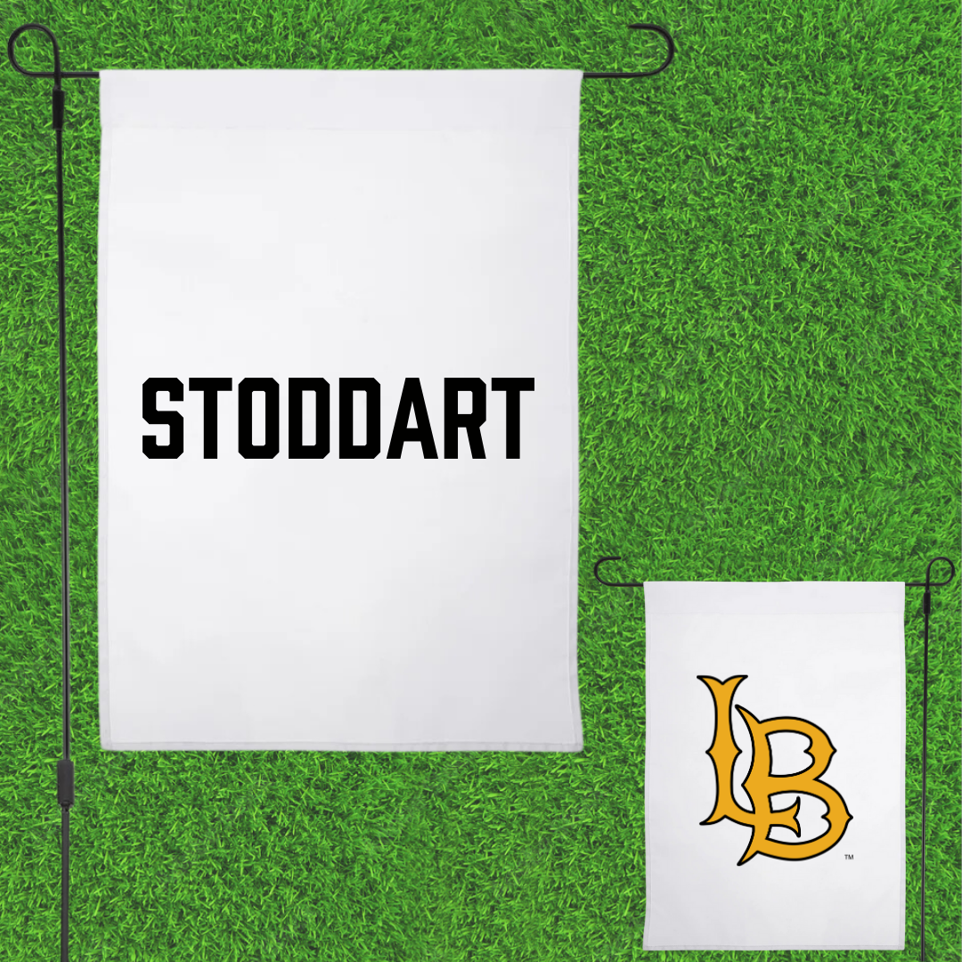 Long Beach State University TF and XC White Garden Flag - Grace Stoddart
