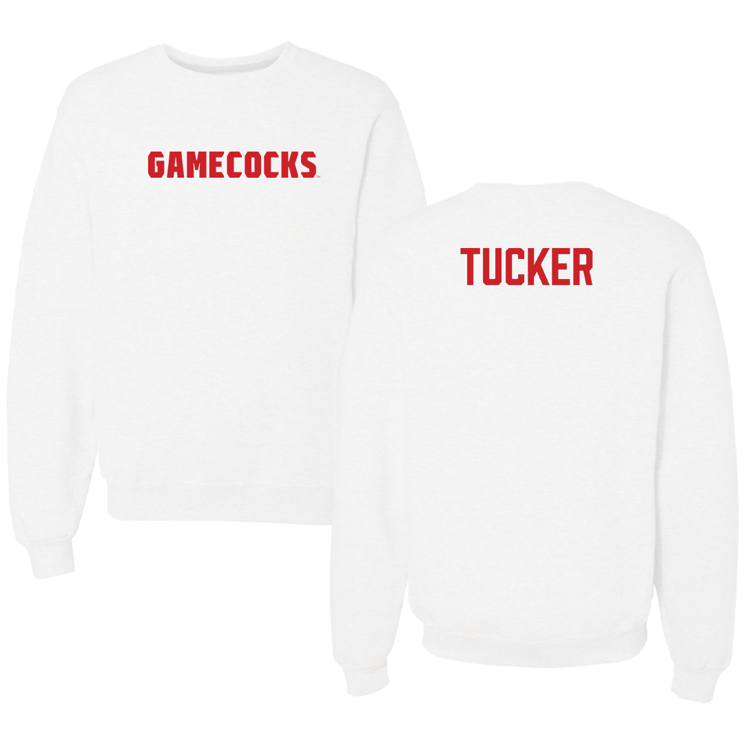 Jacksonville State University TF and XC White Crewneck - Hailey Tucker