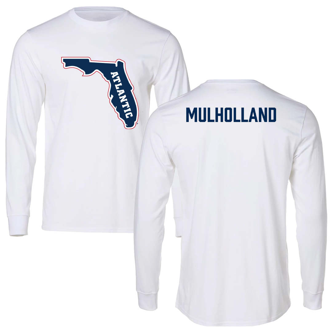 Florida Atlantic University Softball White Performance Long Sleeve - McKenna Mulholland