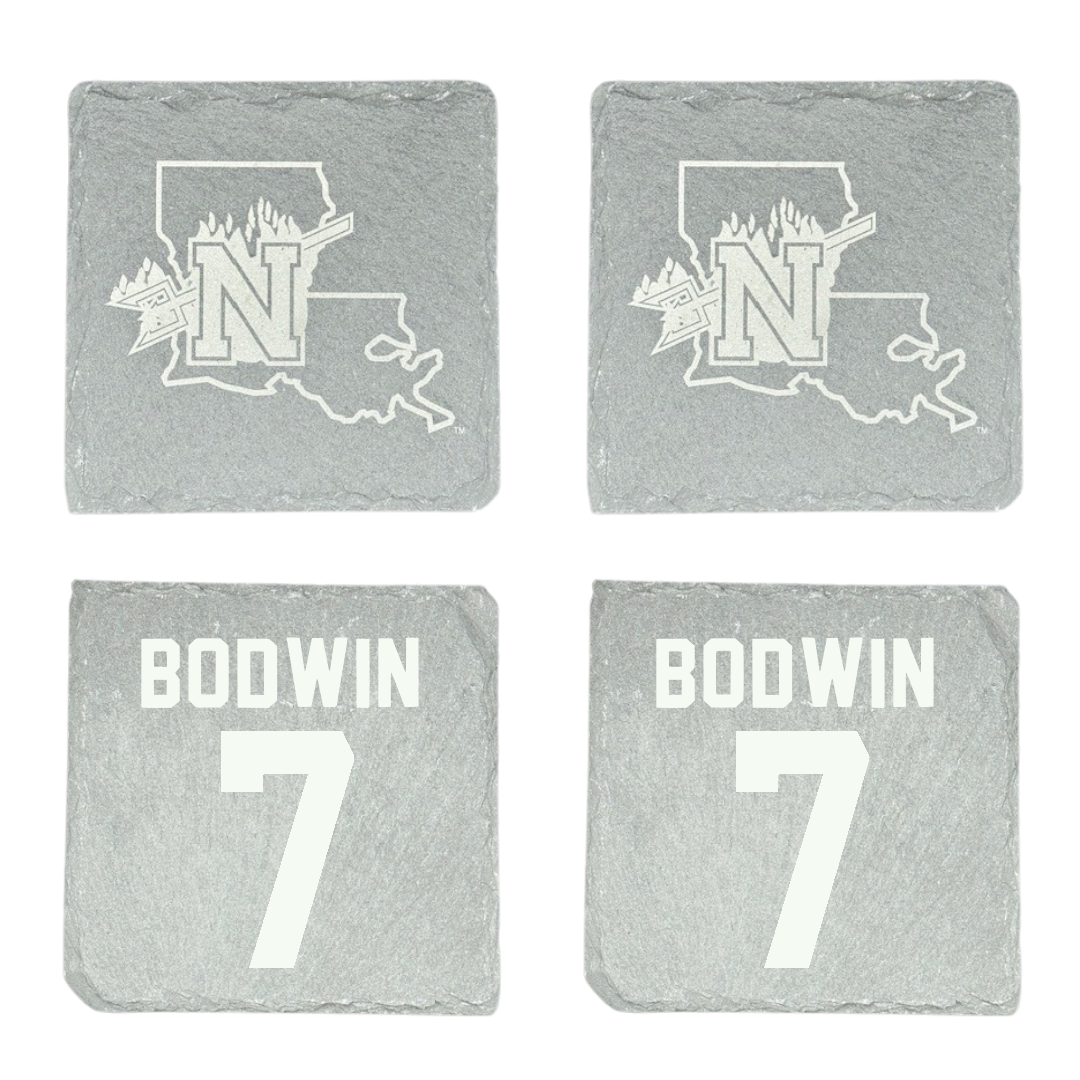Northwestern State University Football Stone Coaster (4 Pack)  - #7 Jeremiah Bodwin