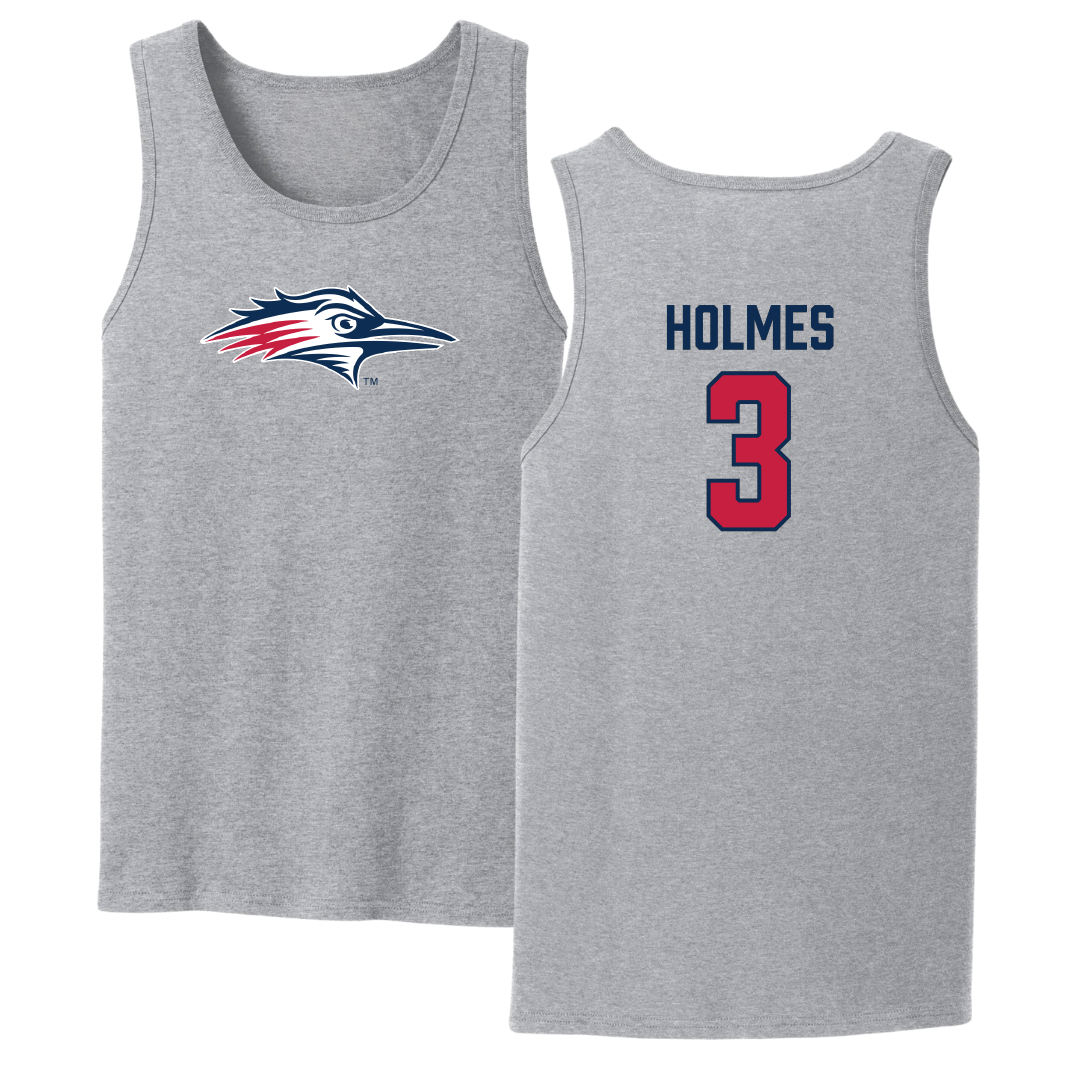 Metropolitan State University of Denver Basketball Sport Gray Tank Top - #3 Caden Holmes