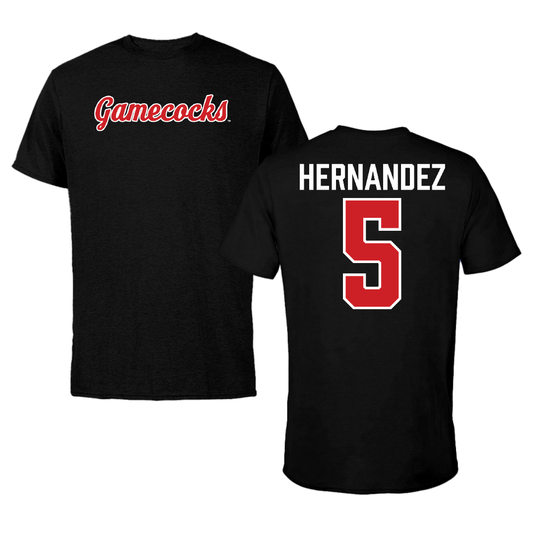 Jacksonville State University Baseball Black Tee - #5 Javon Hernandez