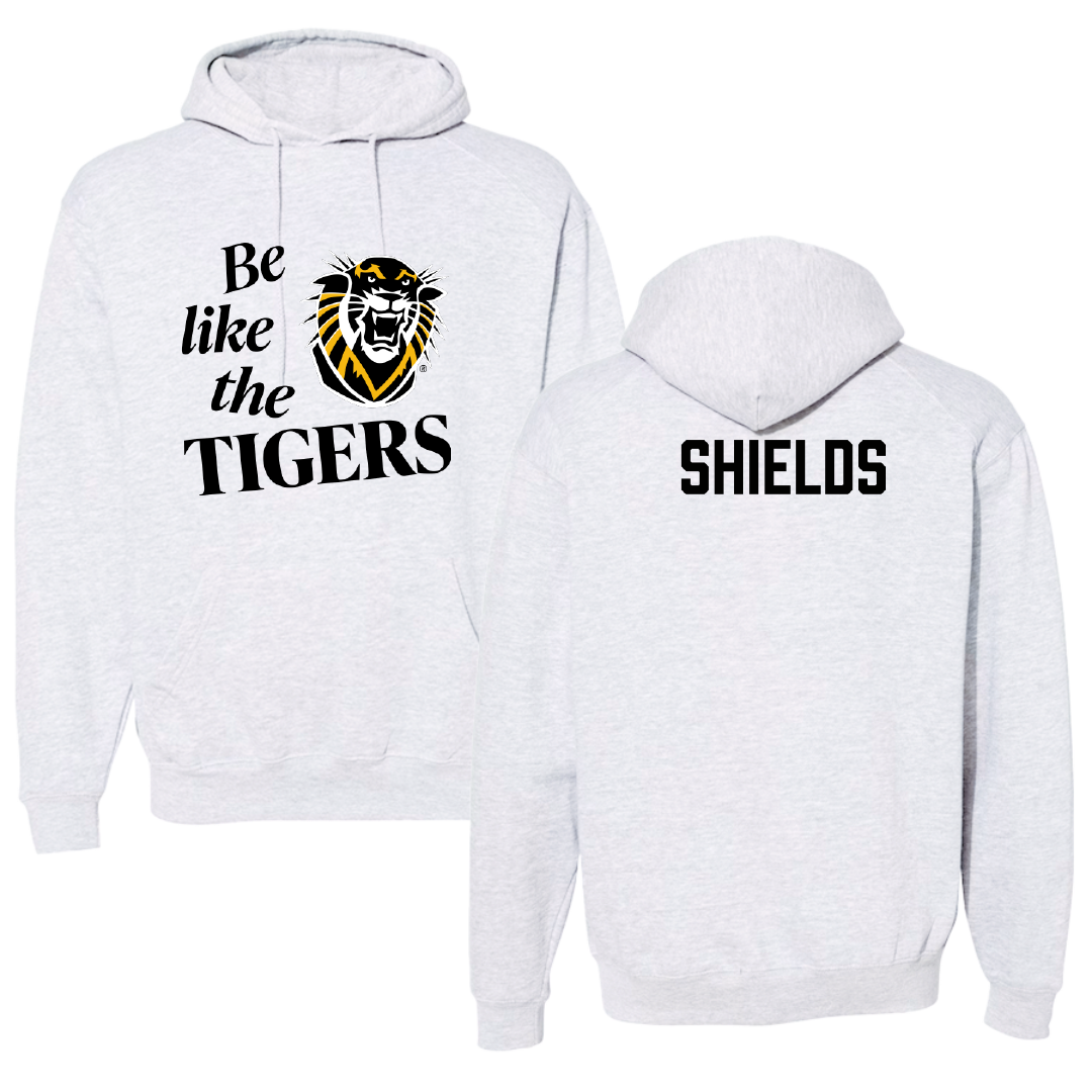 Fort Hays State University Wrestling (M) Light Gray Be Like Us Hoodie - Aiden Shields