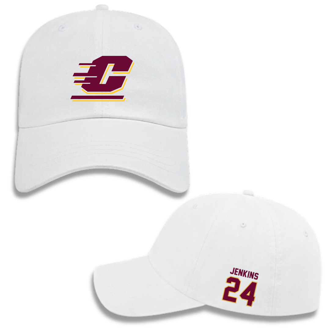 Central Michigan University Football White Hat - #24 Mekhi Jenkins