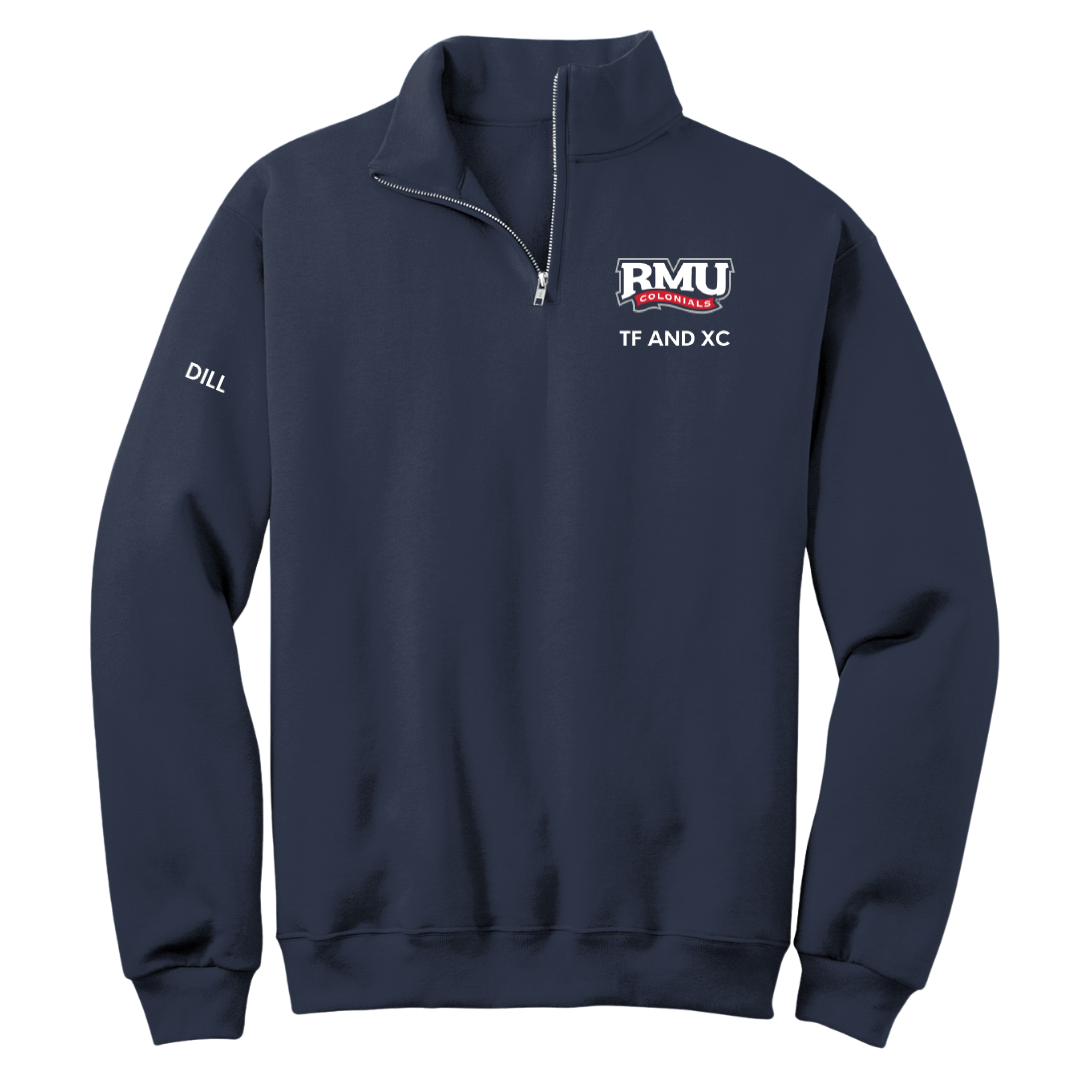 Robert Morris University TF and XC Navy Quarter-Zip - Julia Dill