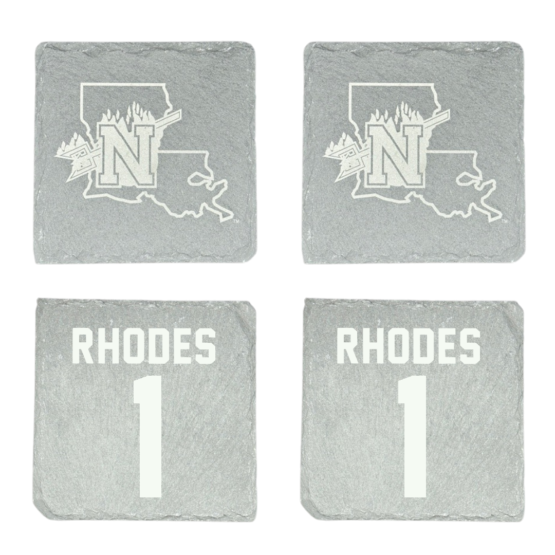 Northwestern State University Football Stone Coaster (4 Pack)  - #1 Dylan Rhodes