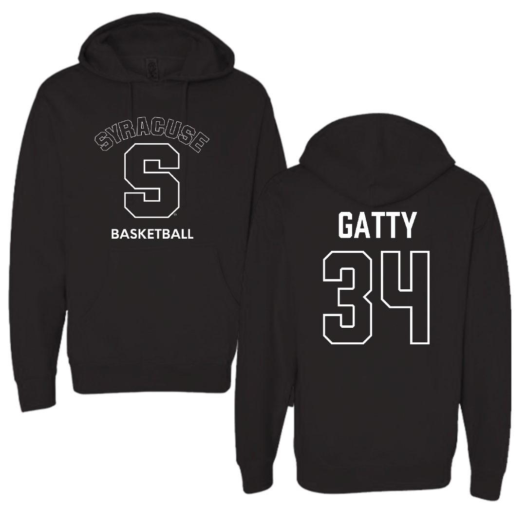 Syracuse University Basketball (M) Black Hoodie - #34 Christopher Gatty