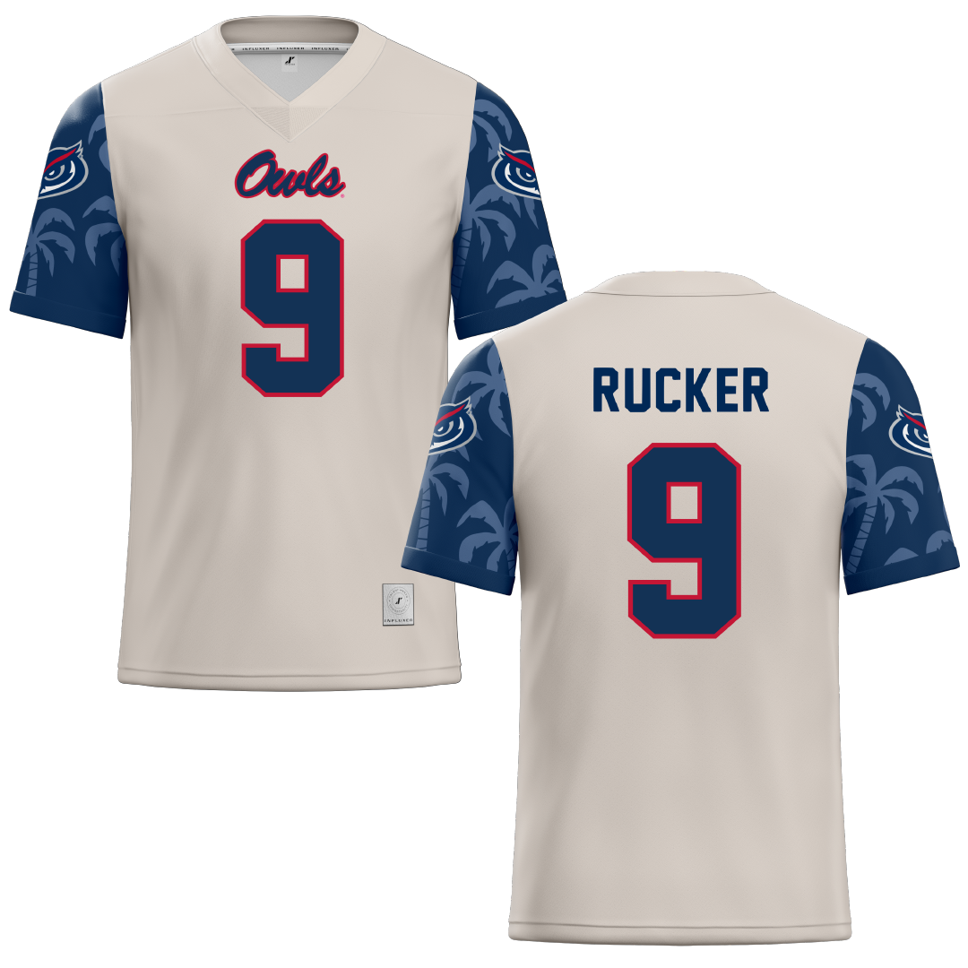 Florida Atlantic University Sand Football Jersey - #9 Luke Rucker