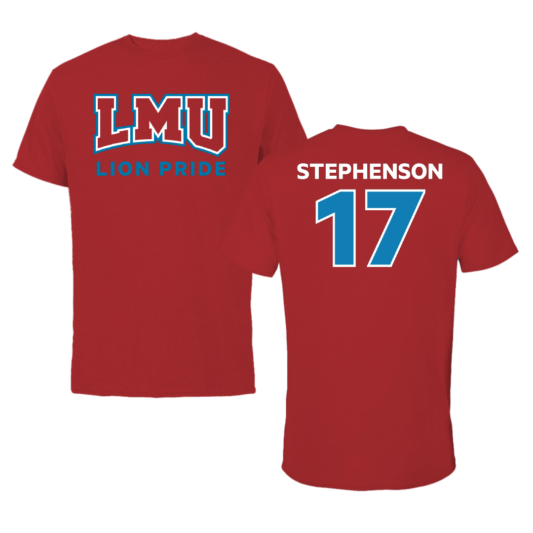 Loyola Marymount University Volleyball Canvas Red General Tee - #17 Sophie Stephenson