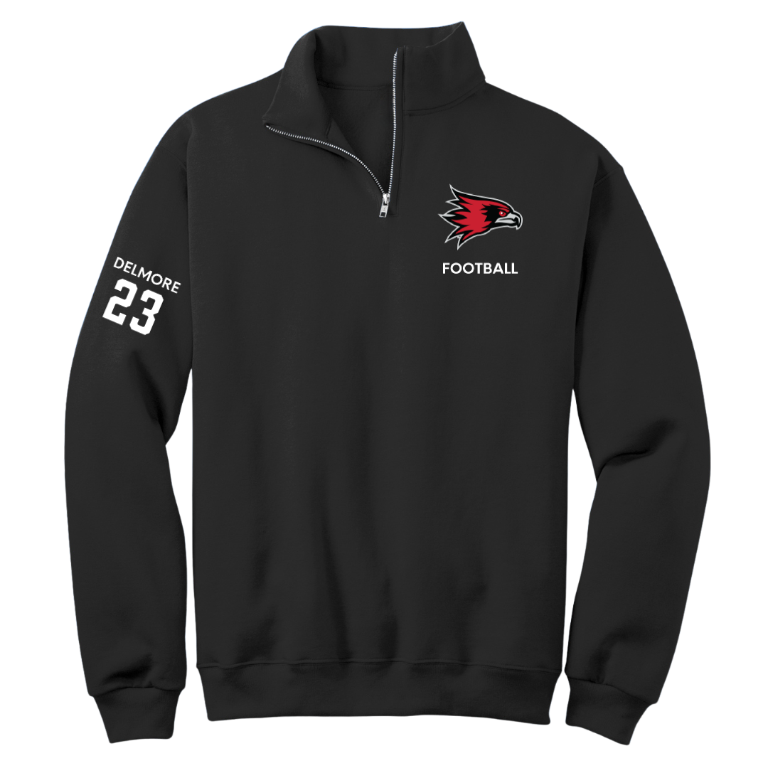 Southeast Missouri State University Football Black Quarter-Zip - #23 DJ Delmore