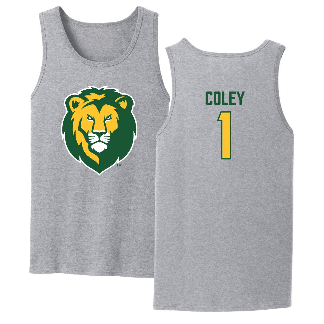 Southeastern Louisiana University Baseball Sport Gray Tank Top - #1 Parker Coley