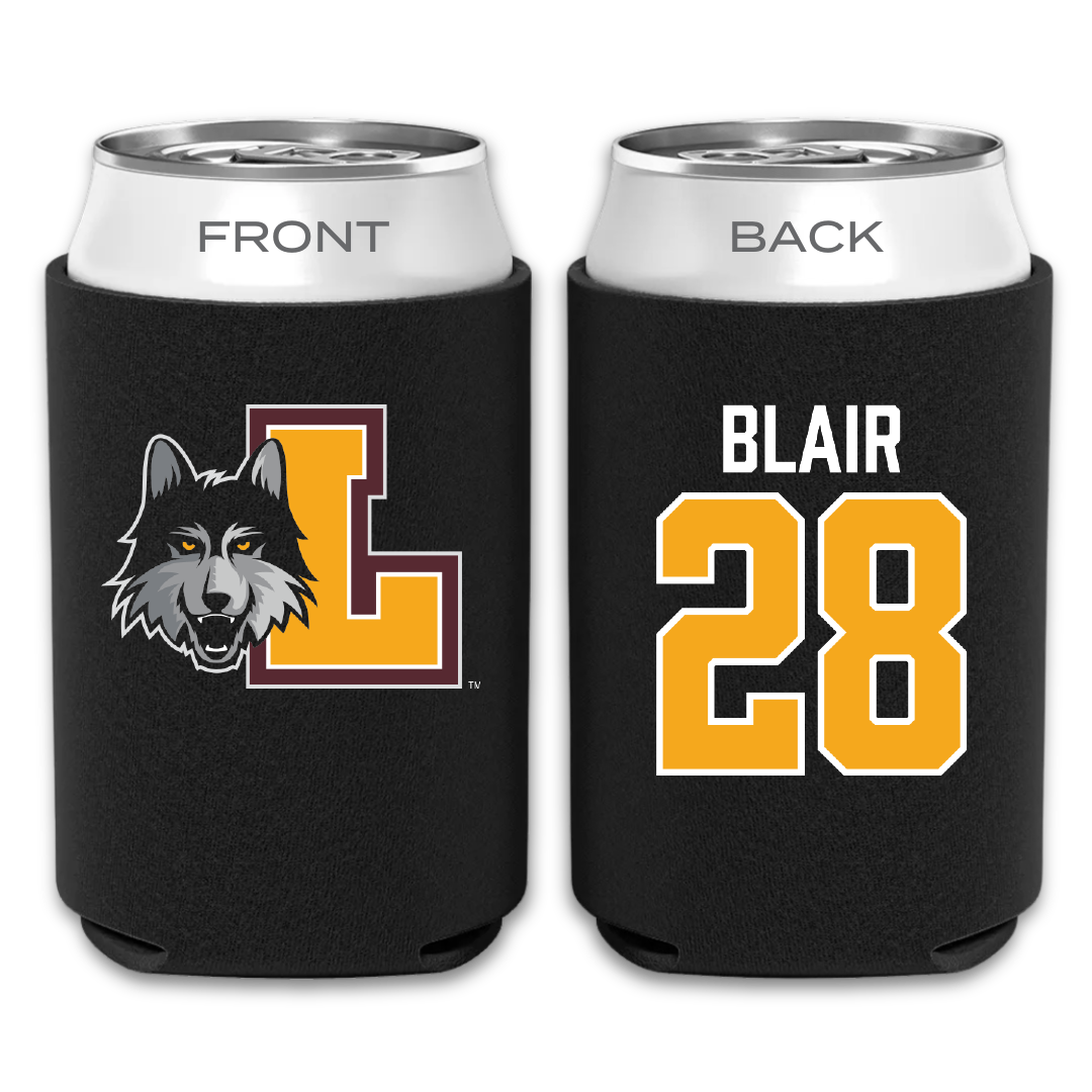 Loyola University-Chicago Soccer Black Can Cooler - #28 Quinten Blair