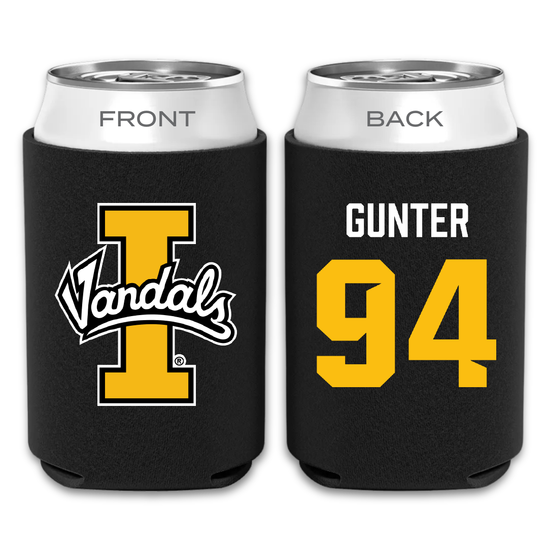 University of Idaho Football Black Can Cooler - #94 Payton Gunter