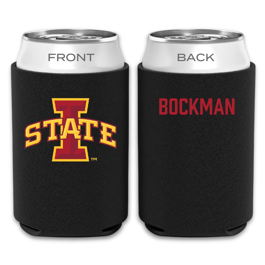 Iowa State University Wrestling Black Can Cooler - Evan Bockman