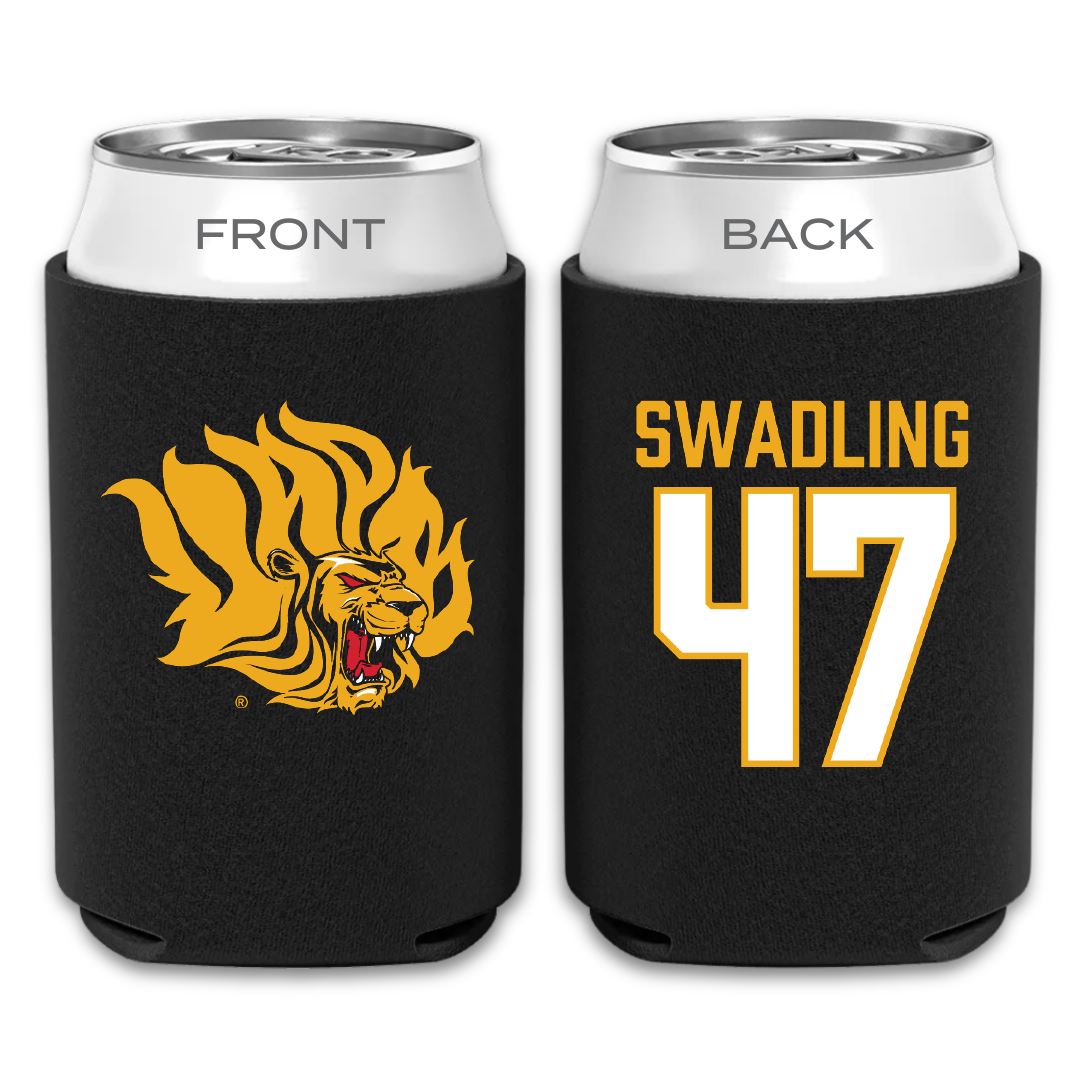 University of Arkansas-Pine Bluff Football Black Can Cooler - #47 Andrew Swadling