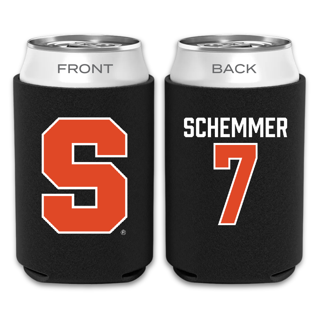 Syracuse University Softball Black Can Cooler - #7 Peyton Schemmer