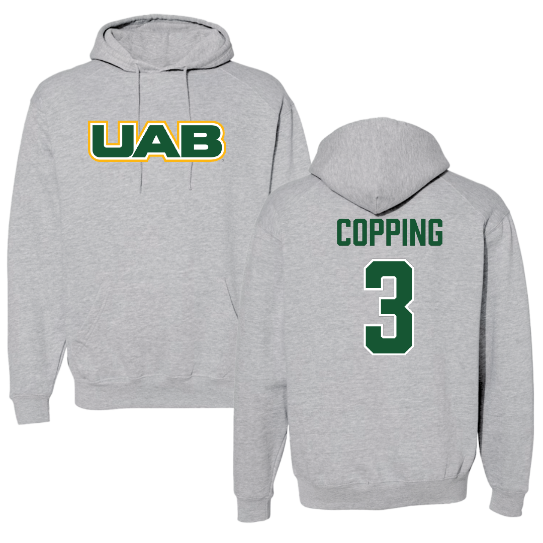 University of Alabama at Birmingham Beach Volleyball Sport Gray Hoodie - #3 Arden Copping