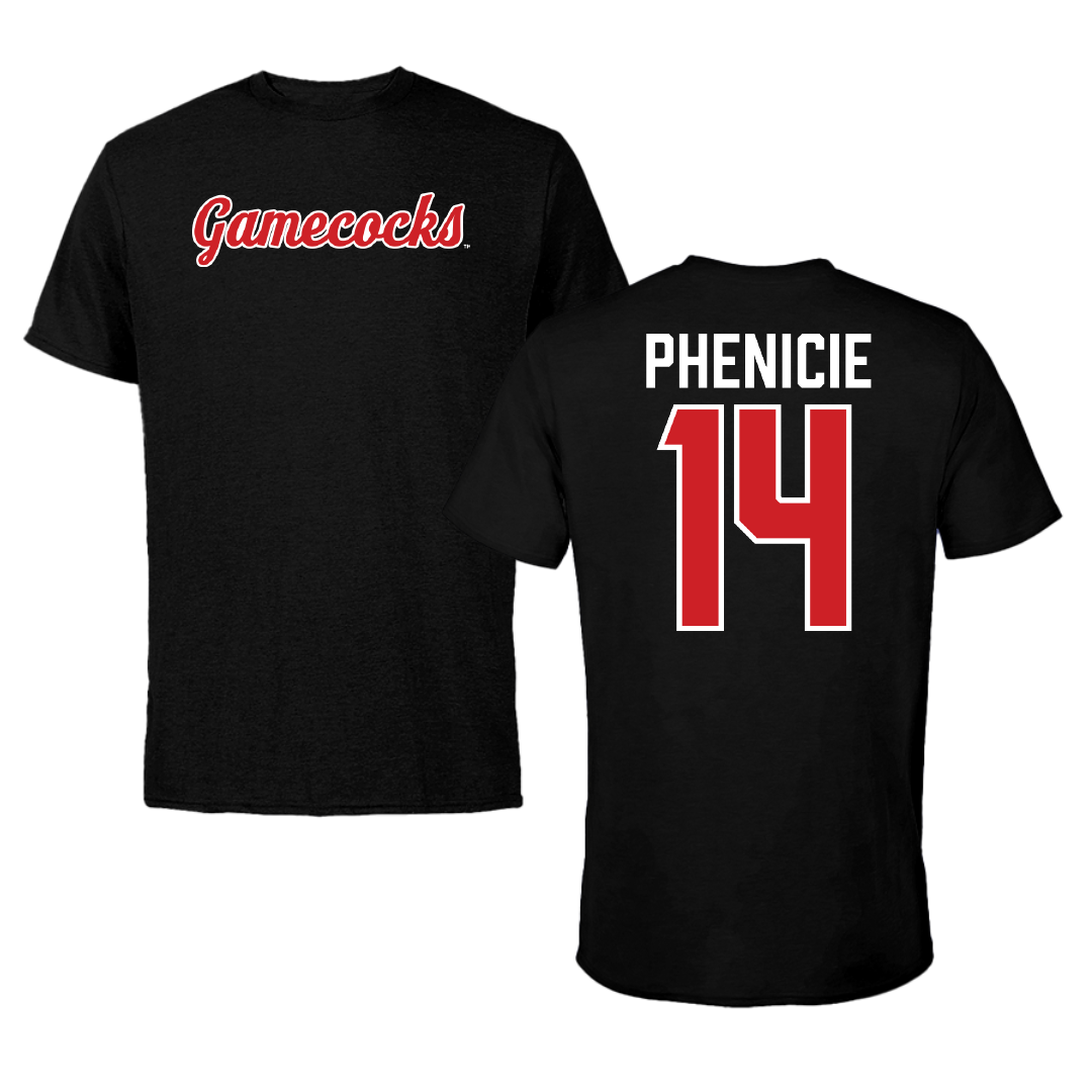 Jacksonville State University Volleyball Black Tee - #14 Parker Phenicie